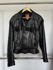 Vintage Lederjacke mit Fransen