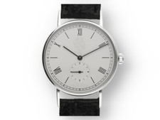 Original Nomos Glashütte Herren Uhr Ludwig Siemens Edition in Edelstahl 2000