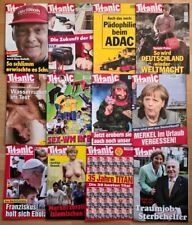 12x Titanic 2014 Satiremagazin endgültig Jahrgang komplett Zeitschrift Merkel