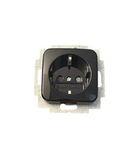 20 EUC-214 Busch Jaeger Jäger Schuko Steckdose Reflex SI Schwarz