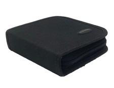 Tasche für 24 CD´s Blu-ray - Schwarz Aufbewahrungstasche Mappe Etui Archiv