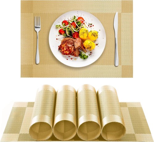 Tischsets abwaschbar 4er set - abwaschbar,