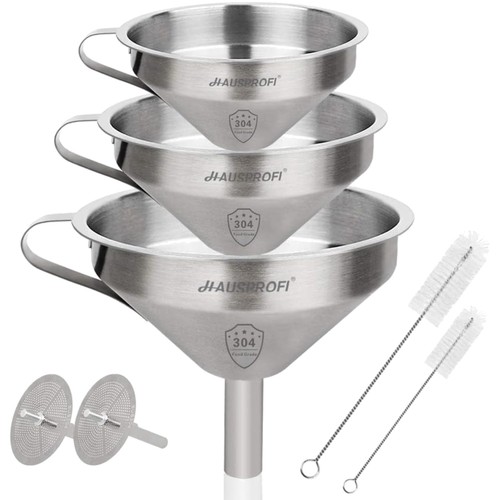 Edelstahl trichter set - edelstahl,