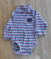 Baby, Body, Rollkragen, langarm, bunt gestreift, Größe 62/68