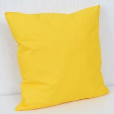 Kissenhülle  Kissenbezug Bezug 100% Baumwolle 6 Maße 40 Farben einfarbig UNI