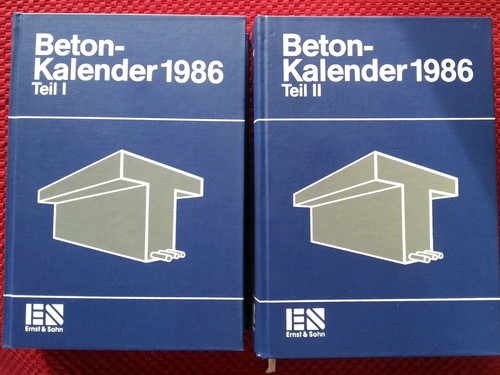 Betonkalender 1986 teil 1 - teil,