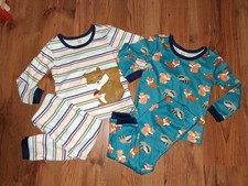 Schlafanzug Baby Junge Gr. 80 Slim Fit 3 Stück