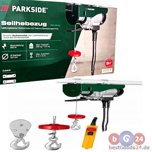 Seilhebezug parkside psz 250 - parkside,