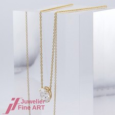 Kette -Anhänger -Solitär -