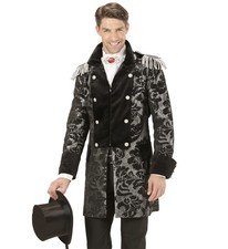 silberner Mantel Jacquard