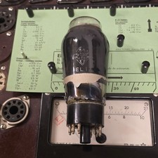 E-Röhre Telefunken EL 12 End-Pentode Tube 24 mA auf Funke W19 geprüft BL-2516