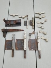 16 Teile, Historische Bauelemente Fensterreiber  Fensterriegel alt Beschläge 