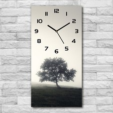 Wanduhr Echt-Glas-Küchenuhr
