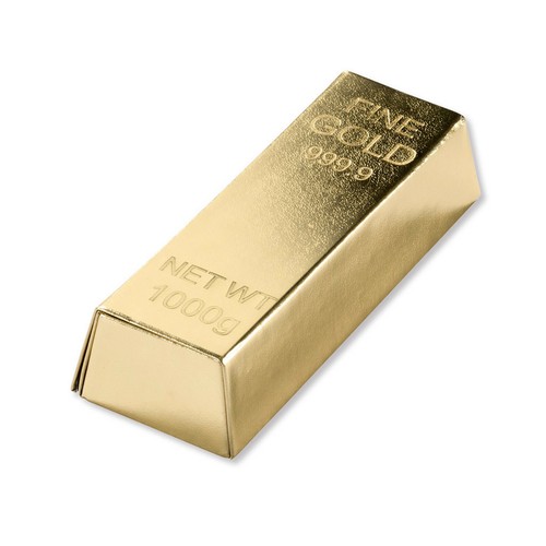Brillenetui brick goldbarren - 1,