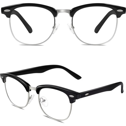 Nerd brille halbrahmen - brille, damen