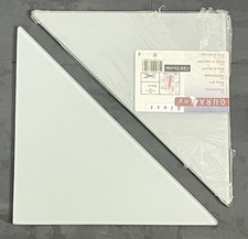 2 Glasboards ★ Wandregale aus Glas ★ dreieckig ★ ca. 44,5x31,5x31,5x0,5 cm ★ NEU