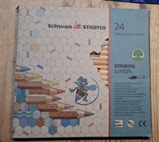 Schwan Stabilo Buntstifte Stifte Farbstifte 24 Stück  