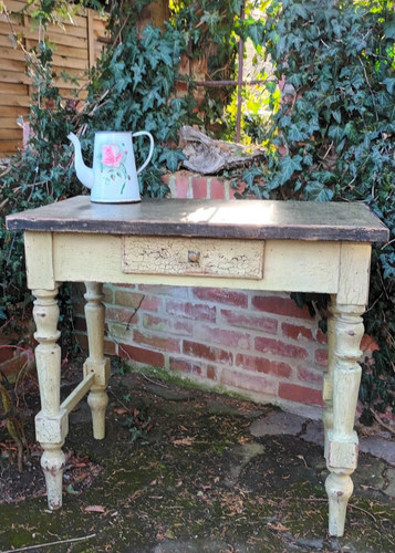 Antiker gartentisch holztisch - antiker,