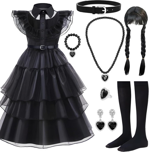 Schwarzes halloween kleid für - schwarzes, halloween-kleid