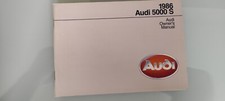 Betriebsanleitung Audi 5000 S - 1986 - 7/1985 Owner's Manual