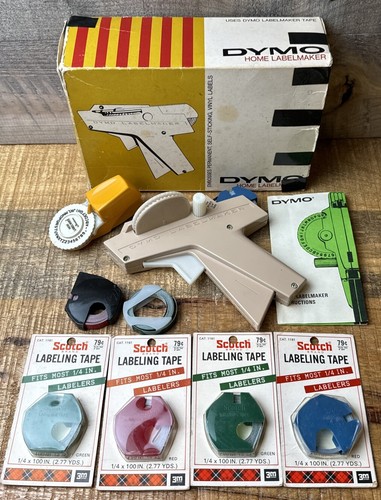 Dymo label maker - dymo, w/tape