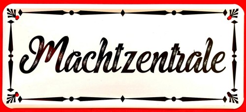 Blechschild 28x12