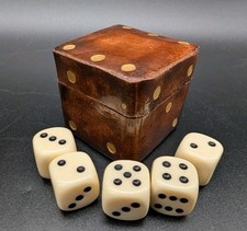 Alte Würfel Box Würfeldose