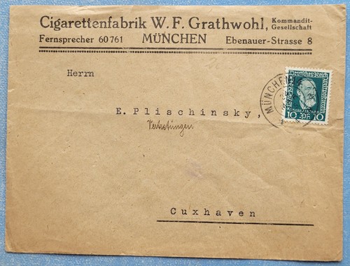 München vordruck brief - -,
