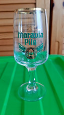 Moravia Pils Bier Bierglas Biertulpe Colani Design 0,2L (R) Sammler Goldrand R
