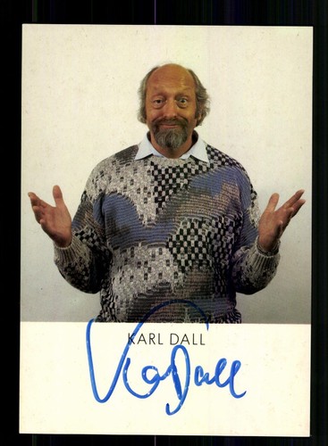 Karl dall autogrammkarte - karl,