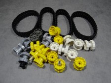 Lego City Legoland Raupe Bänder Gummi Räder Baustelle 25 Teile kg