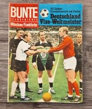 BUNTE ILLUSTRIERTE Magazin Fussball Nationalmannschaft WM England Wembley 1966
