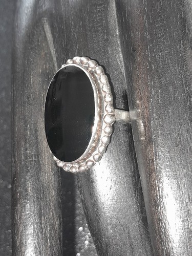 Ring echt silber schwarzer - echt,