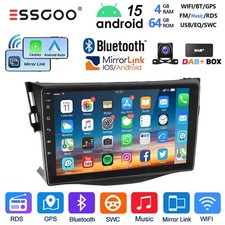 DAB+ Für TOYOTA RAV4 2007-12 Android 15 Autoradio Carplay GPS Navi KAM BT 4+64G