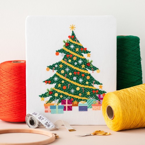 Festlicher weihnachtsbaum - festlicher,