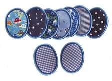 ovale Button 2 Aufnäher zum