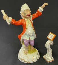 Porzellanfigur AFFE Dirigent