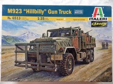 " M-923 HILLBILLY GUN TRUCK " ITALERI 6513 in 1:35 UNGEBAUT / MODELL IN FOLIE