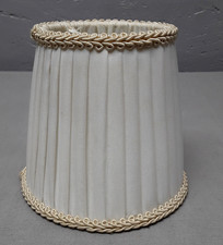 Kleiner Plissee Lampenschirm Cremweiß Wandlampe Tischlampe C 813