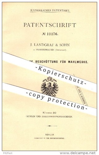 Original patent landgraf - j.,