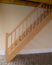 Holztreppe, gerade Treppe, Massivholztreppe, gerade Treppe, Raumspartreppe NEU