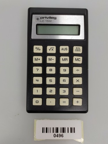 0496 taschenrechner privileg - 0496,