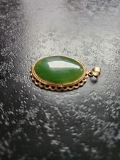 Anhänger Jade 585 Gold Kein Bruchgold