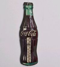 1960COCA COLA US  HERMOMETER ALTES BLECHSCHILD FLASCHE WERBUNG REKLAME VINTAGE