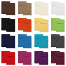 DOPPELPACK FROTTEE Spannbettlaken Spannbetttuch Bettlaken Betttuch 200 Gr/m²