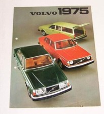 Autoprospekt Prospekt Katalog Auto Volvo 1975 Oldtimer