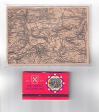 AK  und Streichholzheftchen Naumburg/Saale