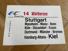 Zuglaufschild EC 14