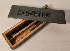 Griffelkasten Stiftekasten Holz Federkästchen Schule Griffel Federhalter 1930