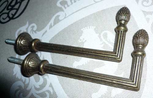 Alte raffhalter gardinenhalter - alte,